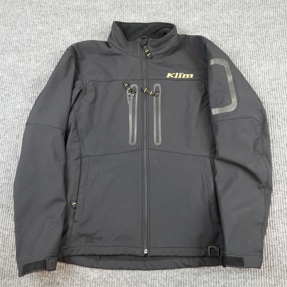 Klim Inversion Jacket Mens Large Black Softshell Windstopper Motorcycle 3349-004